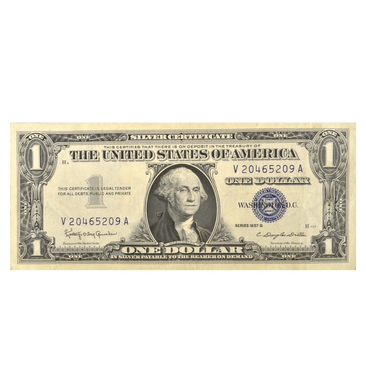 (55) US $1.00 Blue Note Silver Certificates
