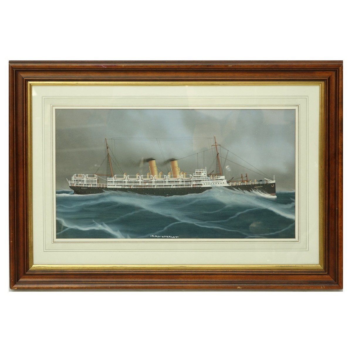 R.M.S. Osterley Watercolor