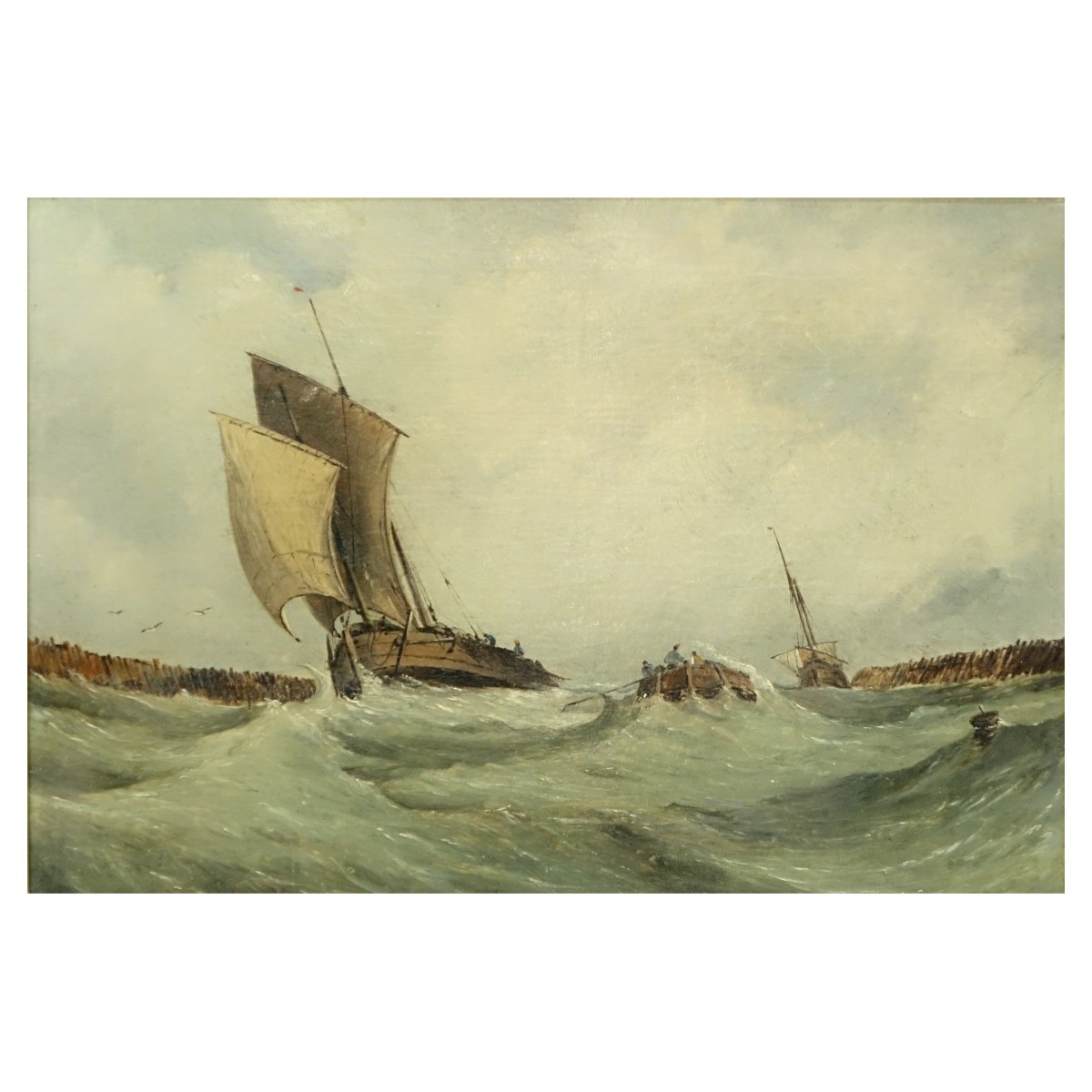 19/20th C. British School Oil on Canvas