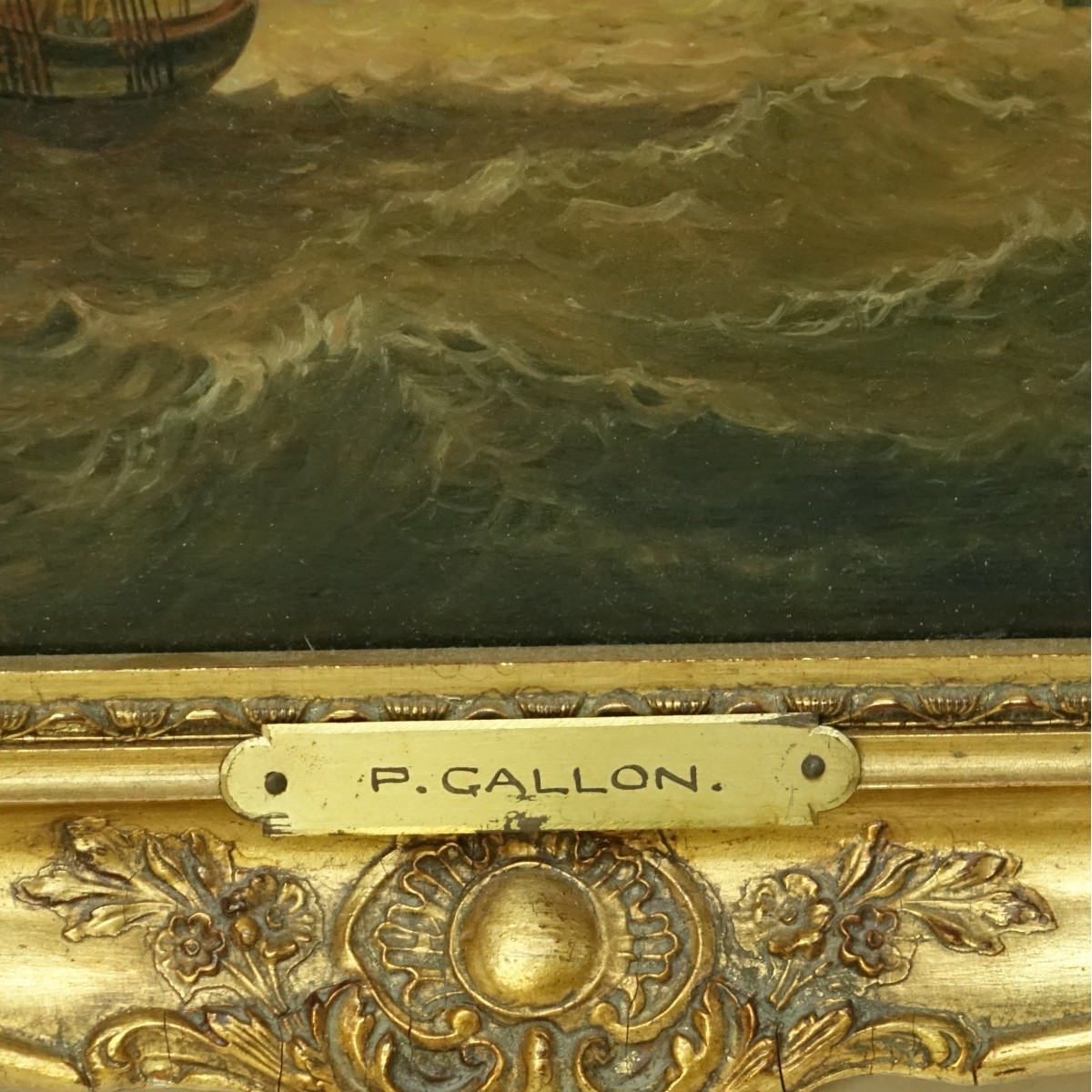 P. Gallon (19/20th Century) Oil on Panel