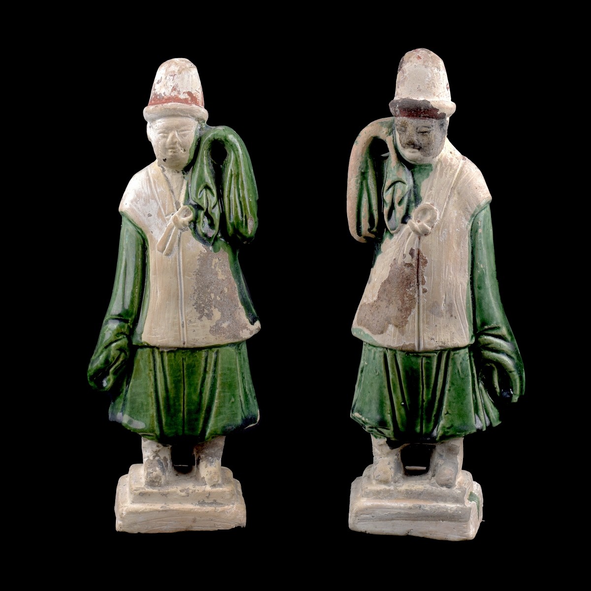 Pair of Chinese Tomb Figures