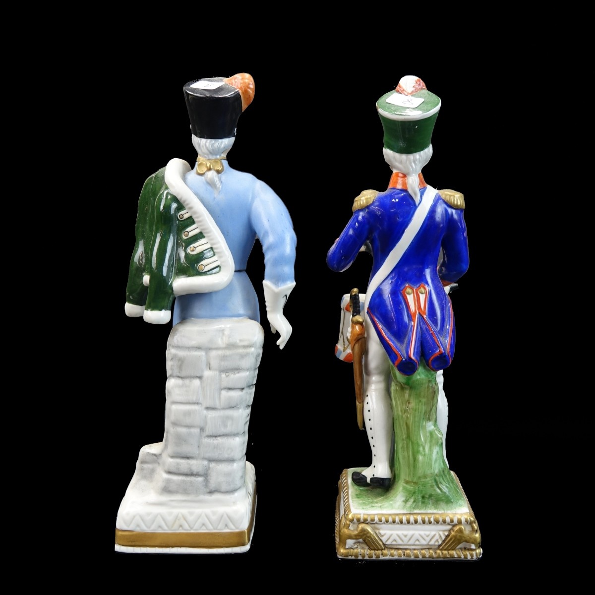 Two (2) Capodimonte Porcelain Figurines