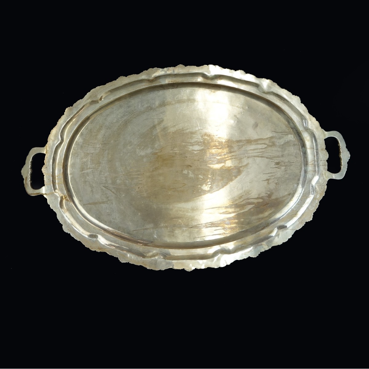Large Mexican Sterling Silver Tray