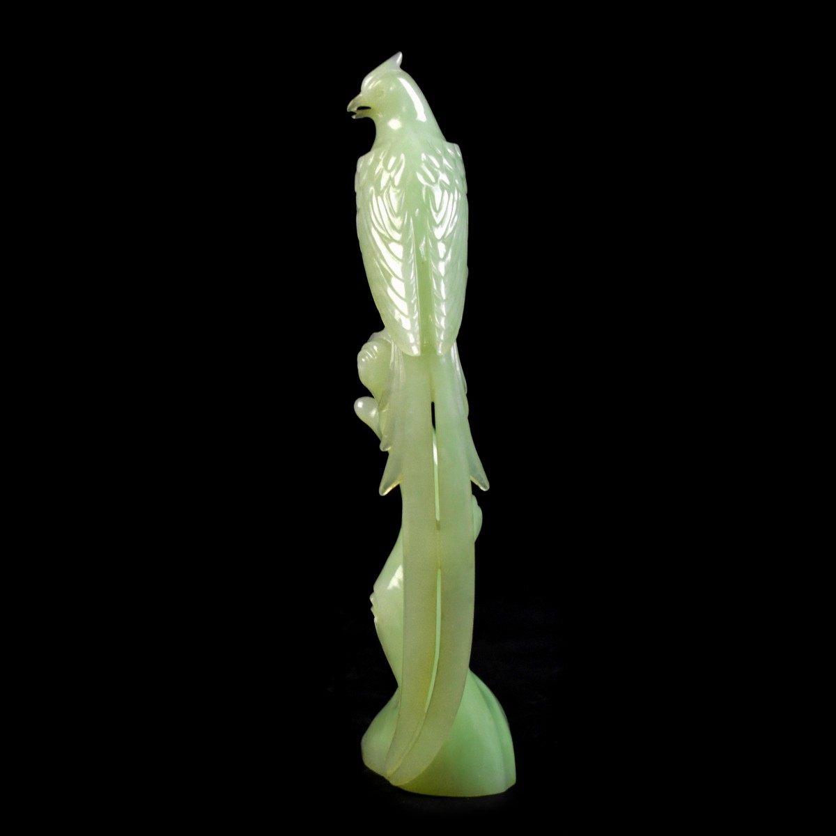 Chinese Jade Bird Figurine
