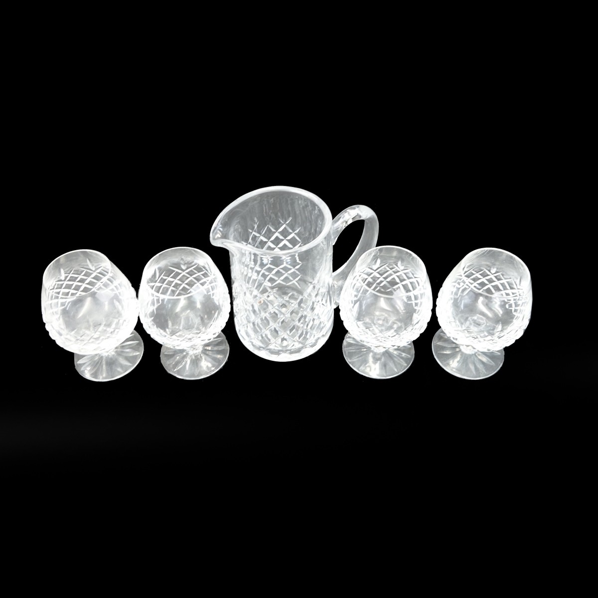Five (5) Waterford Crystal Tableware