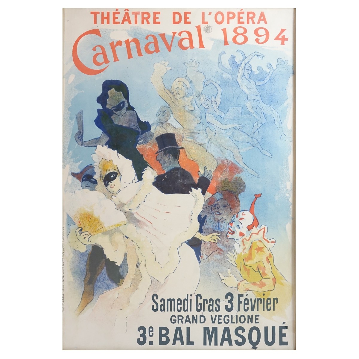 Jules Cheret Advertising Lithograph