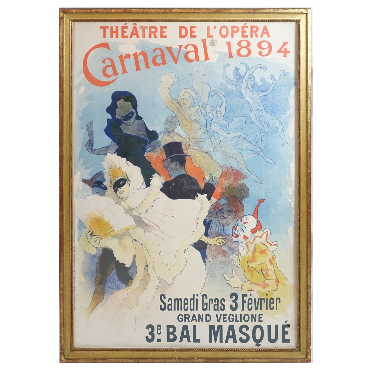 Jules Cheret Advertising Lithograph