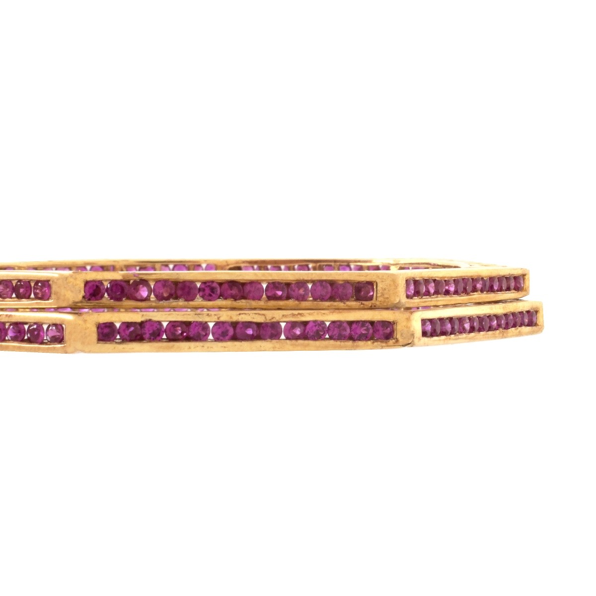 Two Vermeil Bangle Bracelets