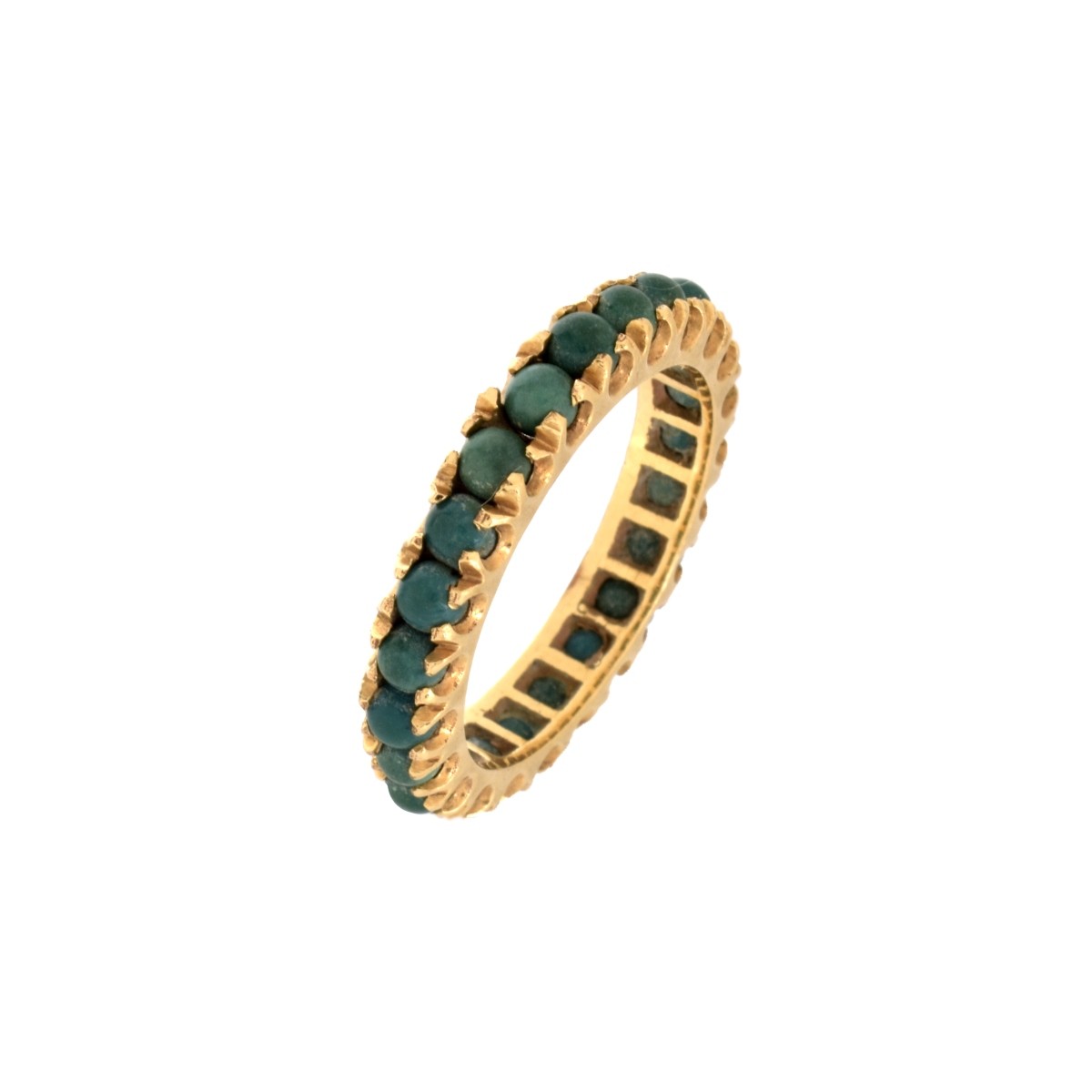 Turquoise and 14K Band / Ring