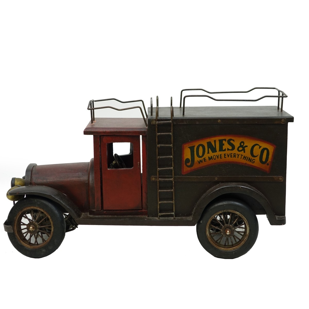 Vintage Lg. Wooden Truck marked Jones & Co.