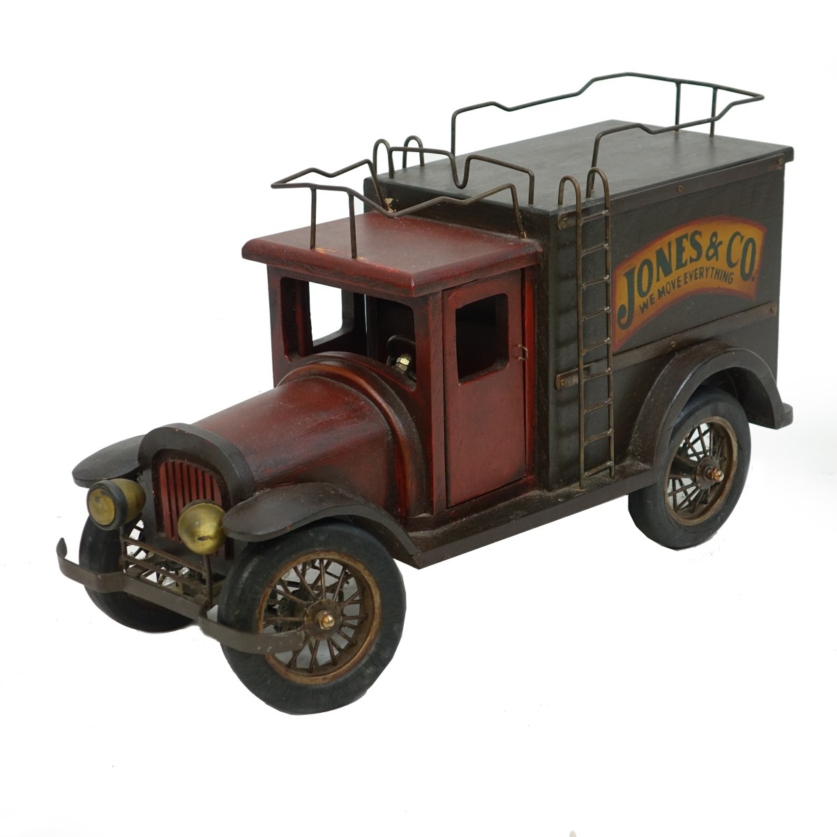 Vintage Lg. Wooden Truck marked Jones & Co.