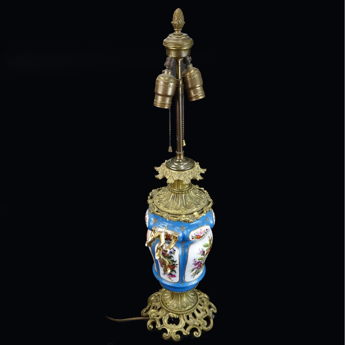 19/20th C. Sevres Style Lamp