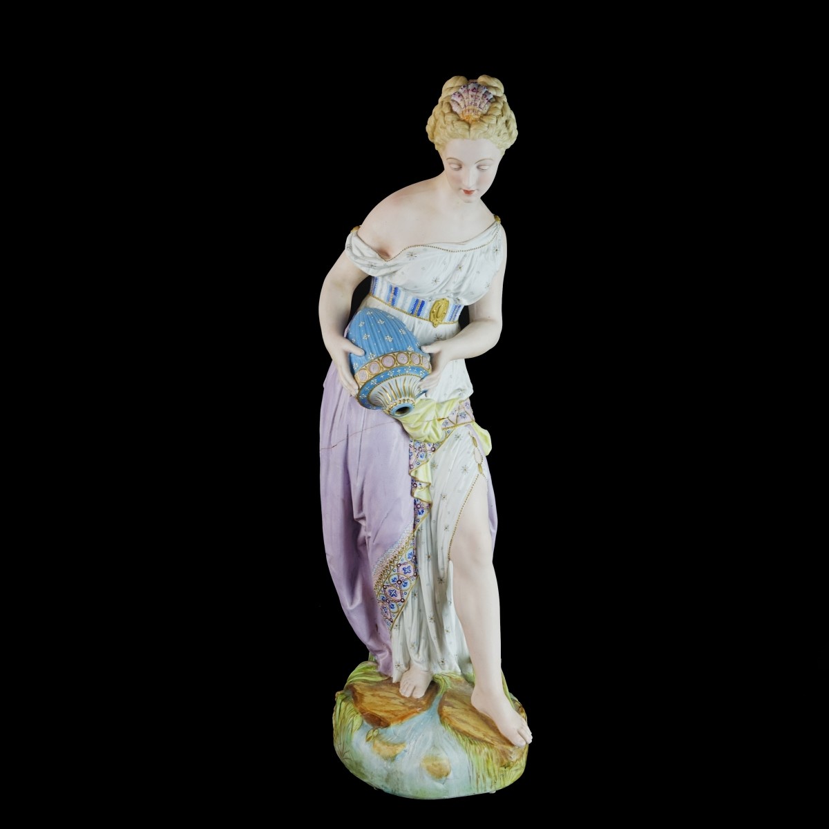 Large French Style Bisque Figurine