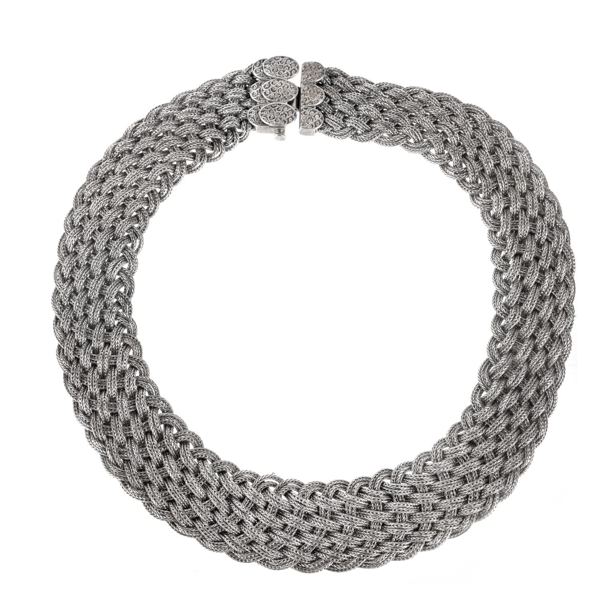 Anatoli Silver Necklace and Bracelet