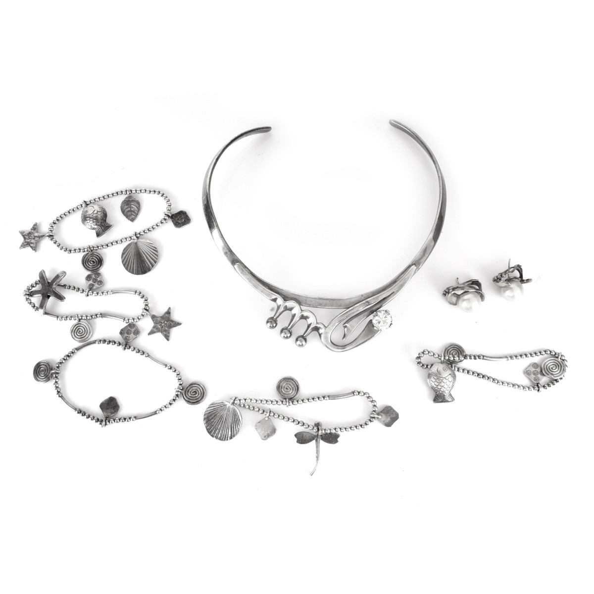 Silver Jewelry Lot