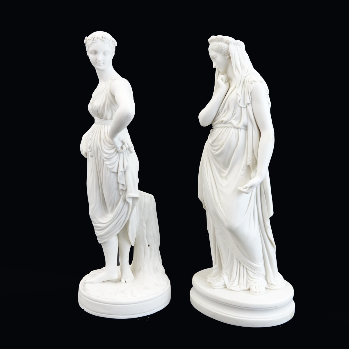 Two (2) Grecian Style Figurines