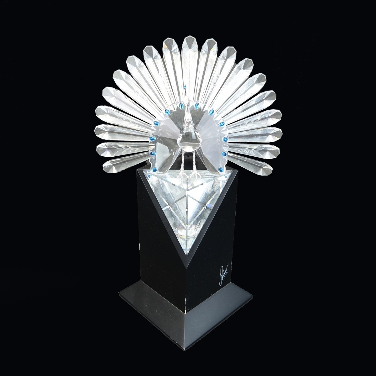 Swarovski Crystal Peacock Kodner Auctions