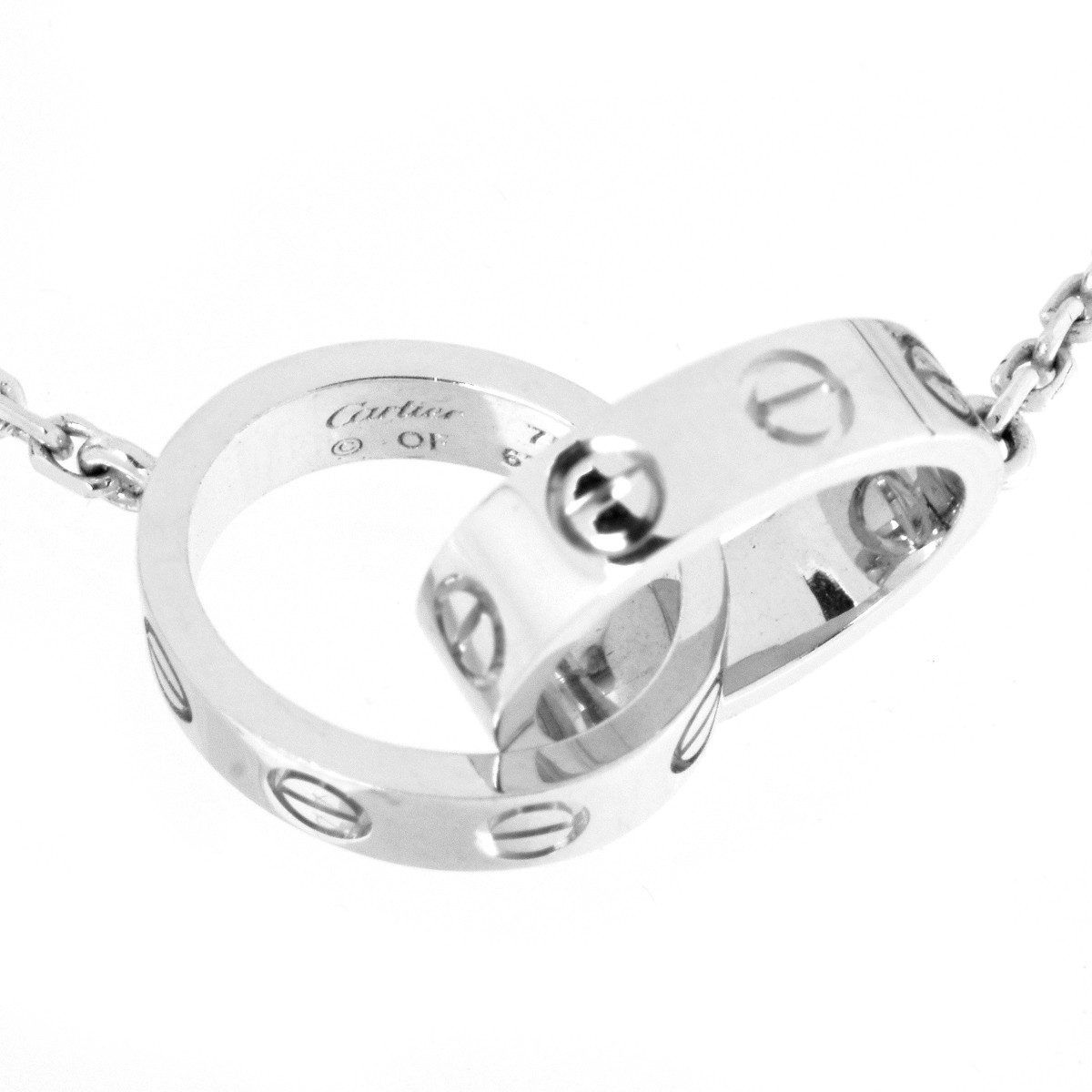 Cartier Love Ring Pendant Necklace