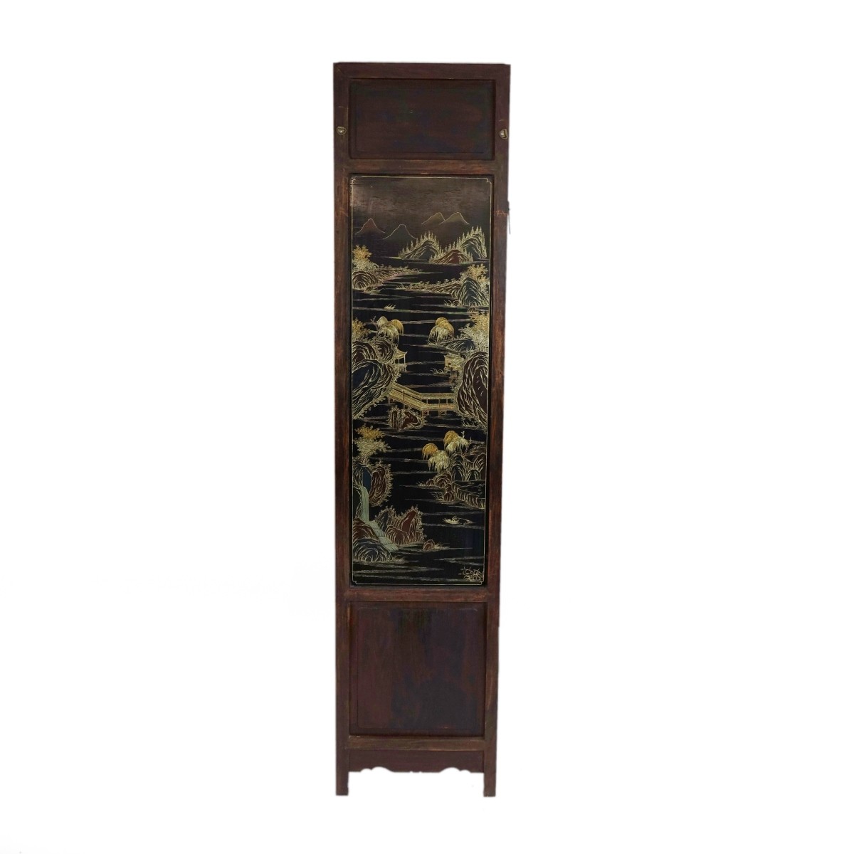 19th C. Chinese Jade Inlaid Panel