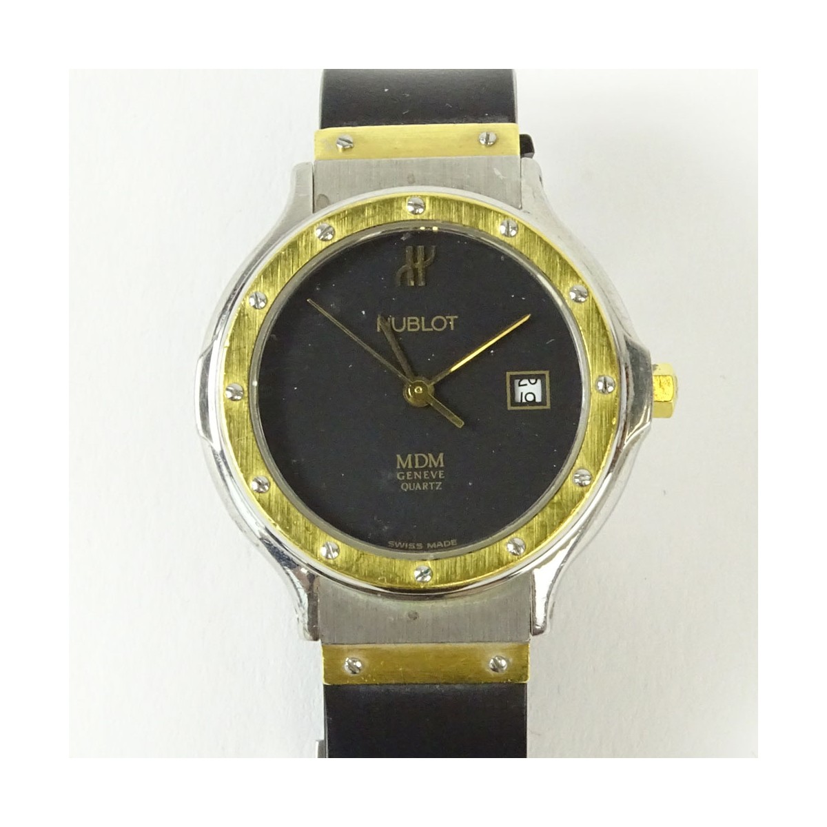 Lady's Vintage Hublot MDM 18K Gold Wristwatch