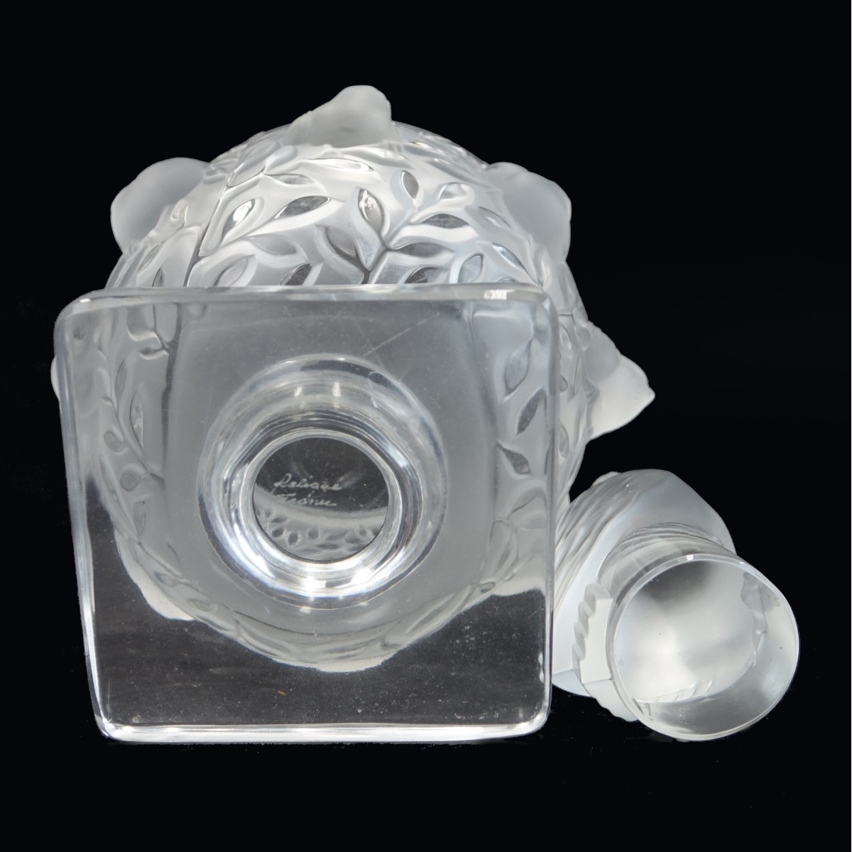 Two Pieces Lalique Crystal