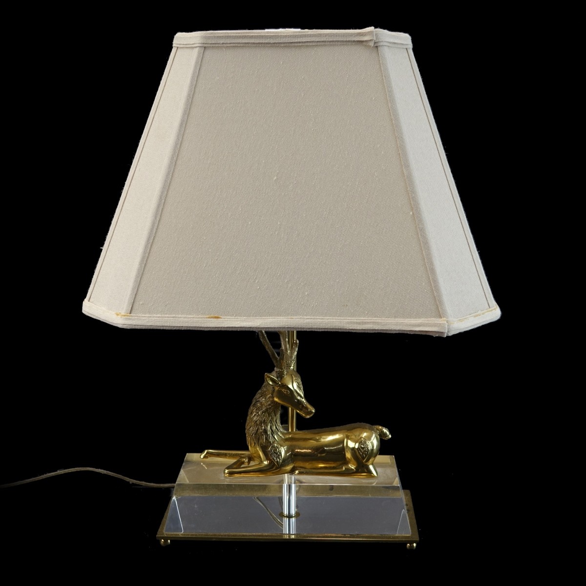 Mid Century Modern Deer Lamp