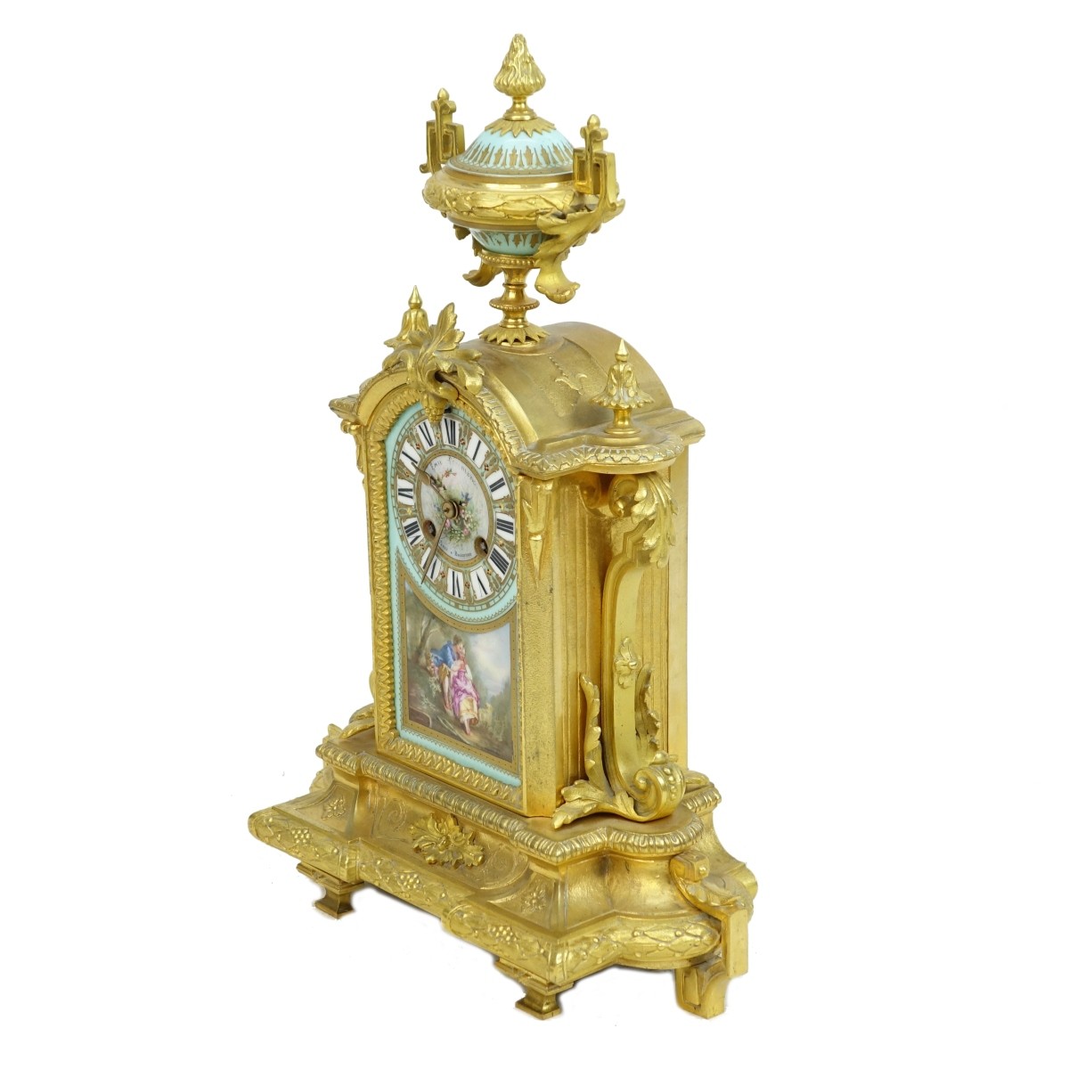 Emile Friedley Sevres Mantle Clock