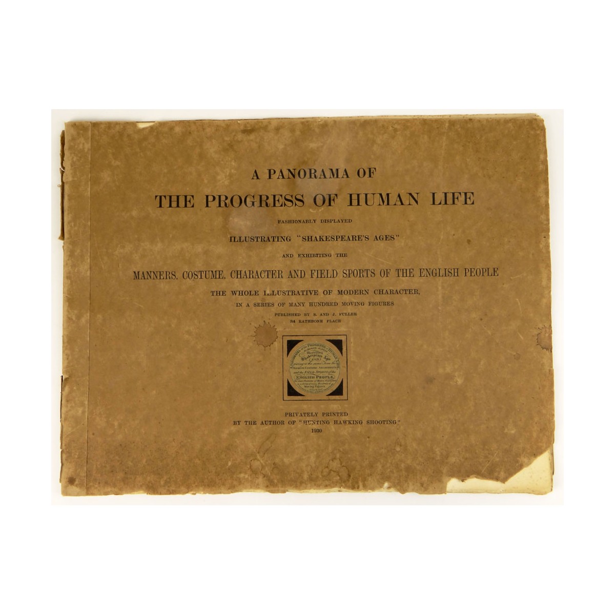 Henry Alken (1785-1851) Progress of Human Life