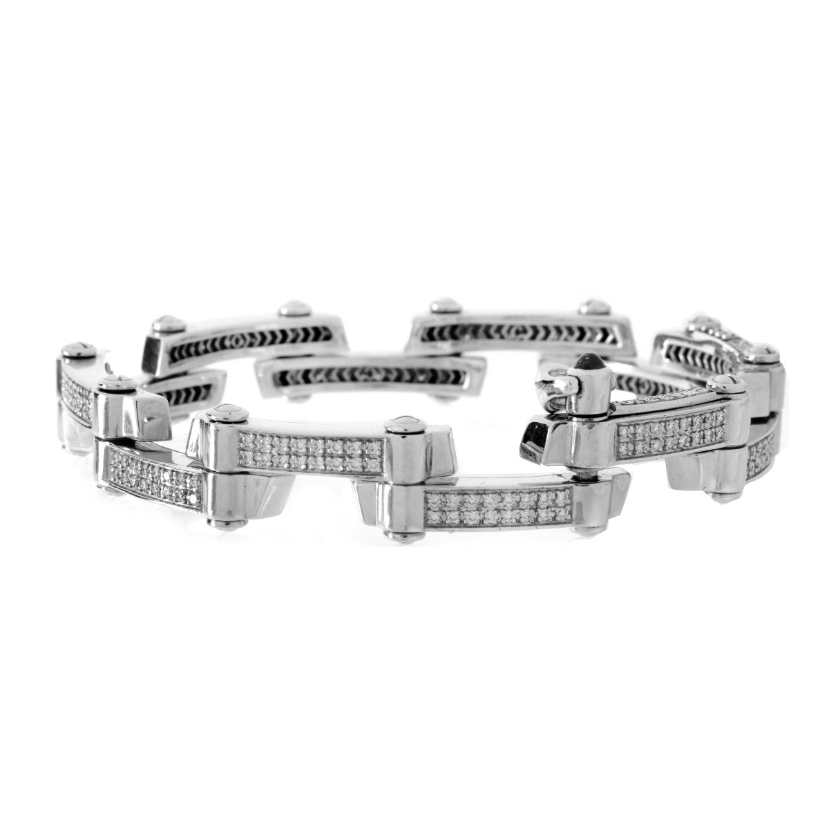 Charriol Diamond and 18K Bracelet