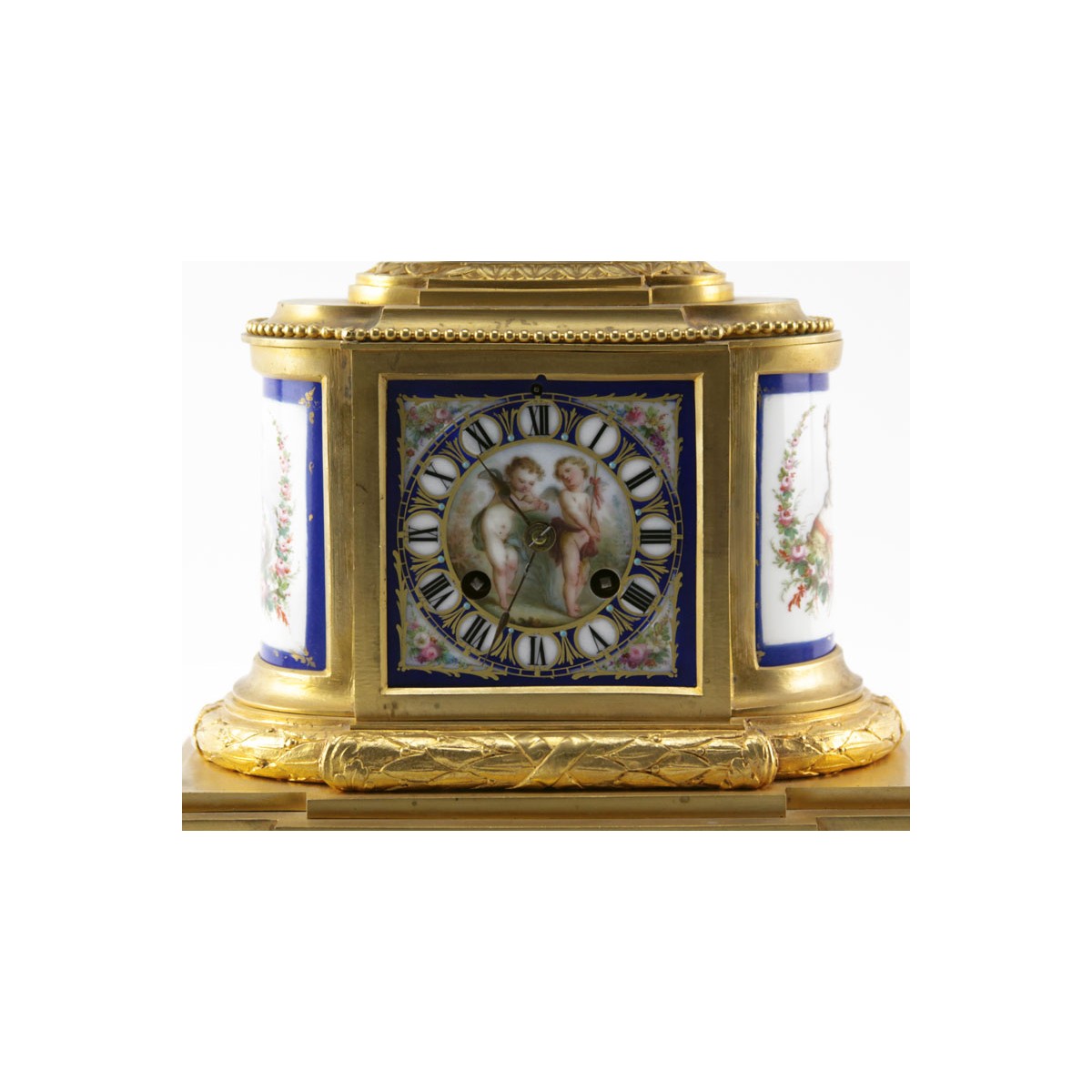 Antique French Louis XVI Style Clock Set