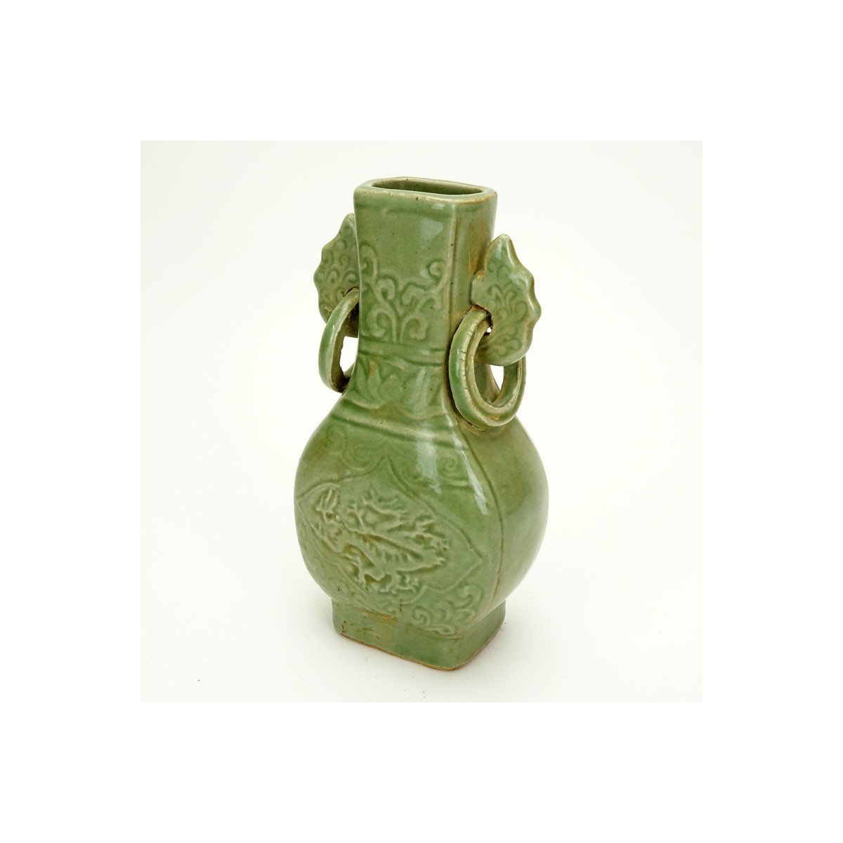 Chinese Yuan Dynasty Celadon Glazed Vase