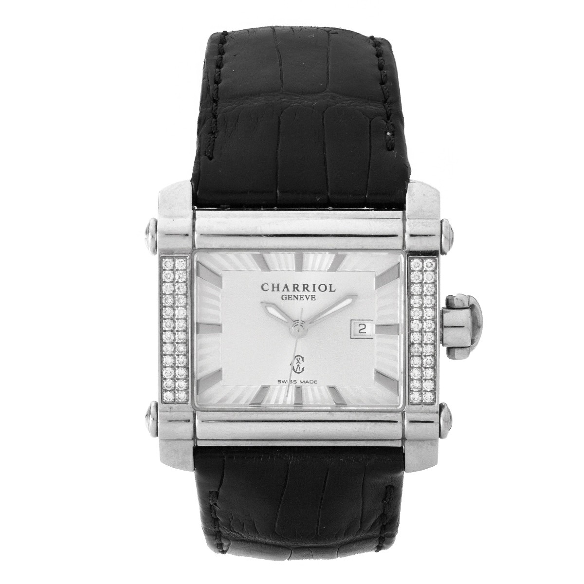 Charriol Diamond and Stainless Steel Watch