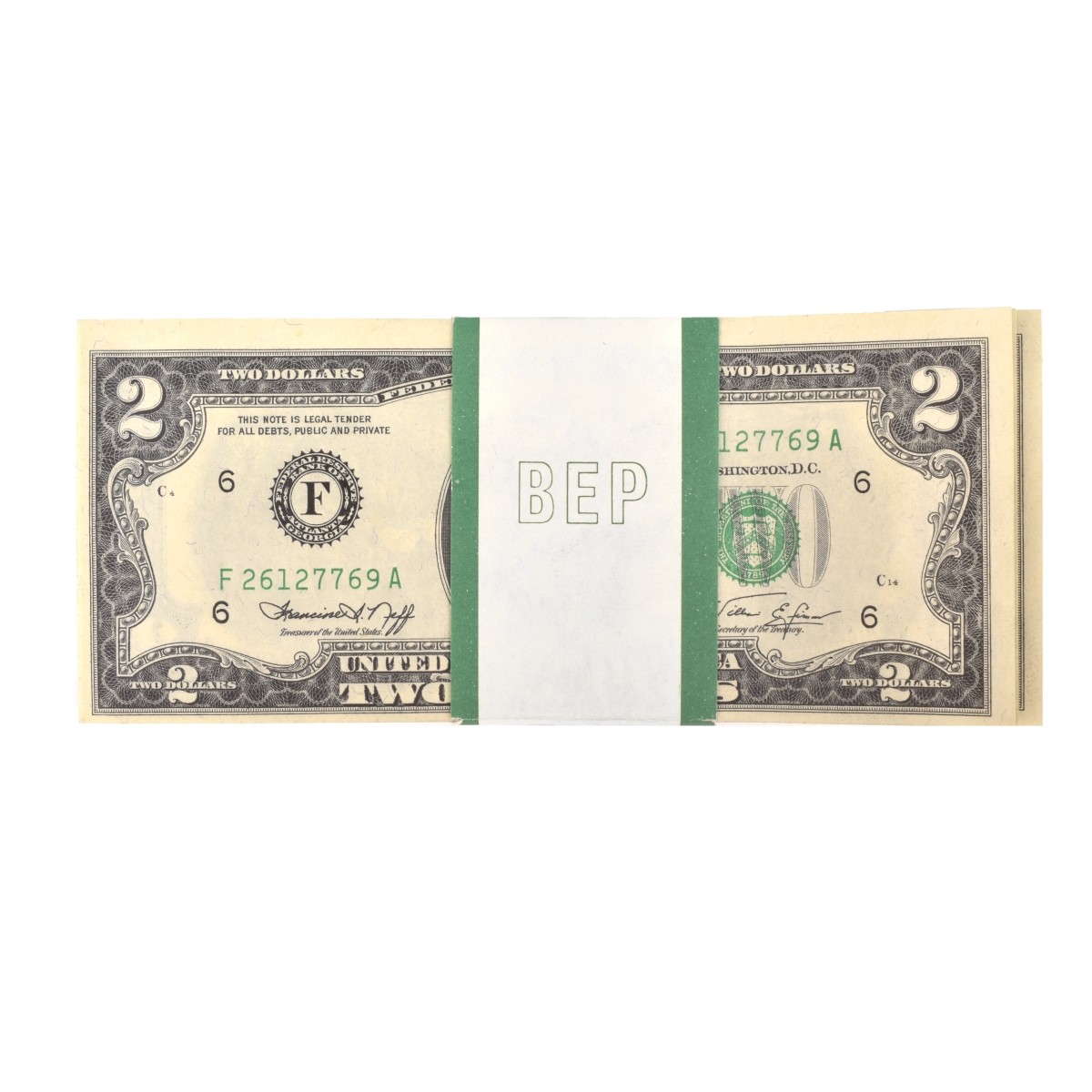 (113) US 1976 $2.00 Paper Currency