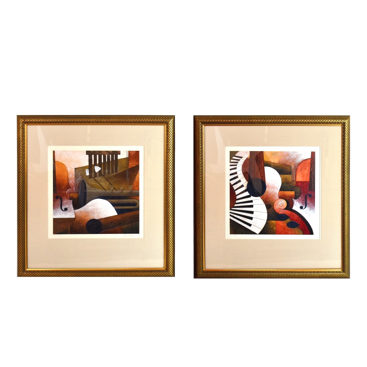 Two (2) Modern Lithographs