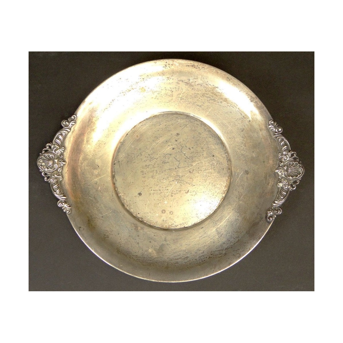 Vintage Sterling Silver Handled Tray
