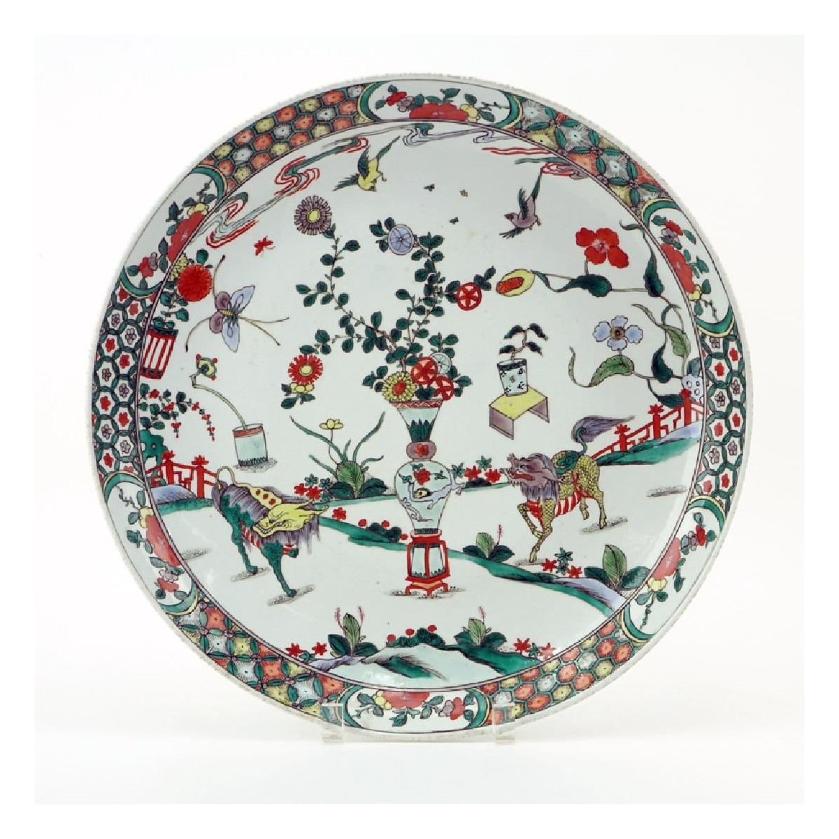 Large Antique Chinese Porcelain Charger