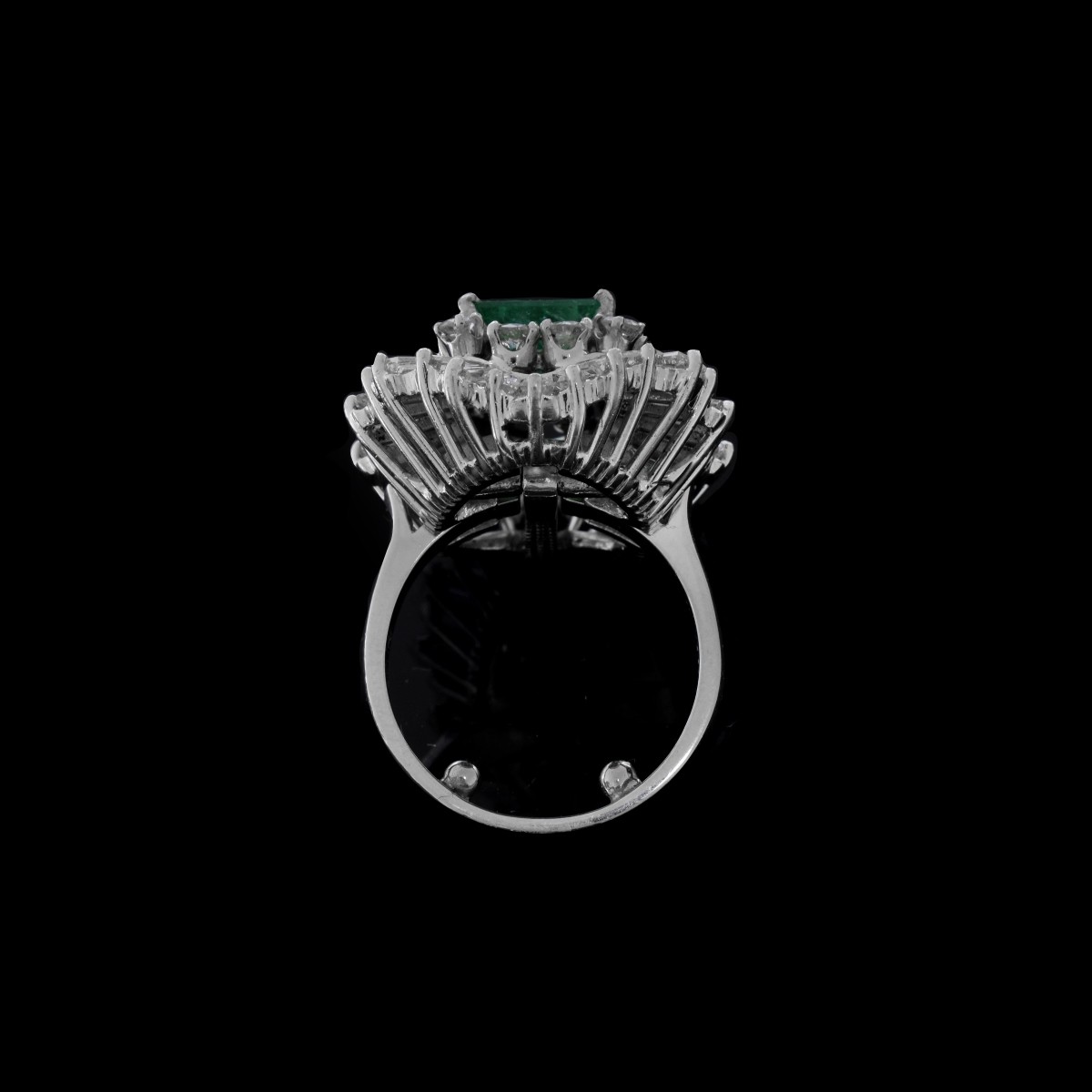 AGL Emerald and Diamond Ring
