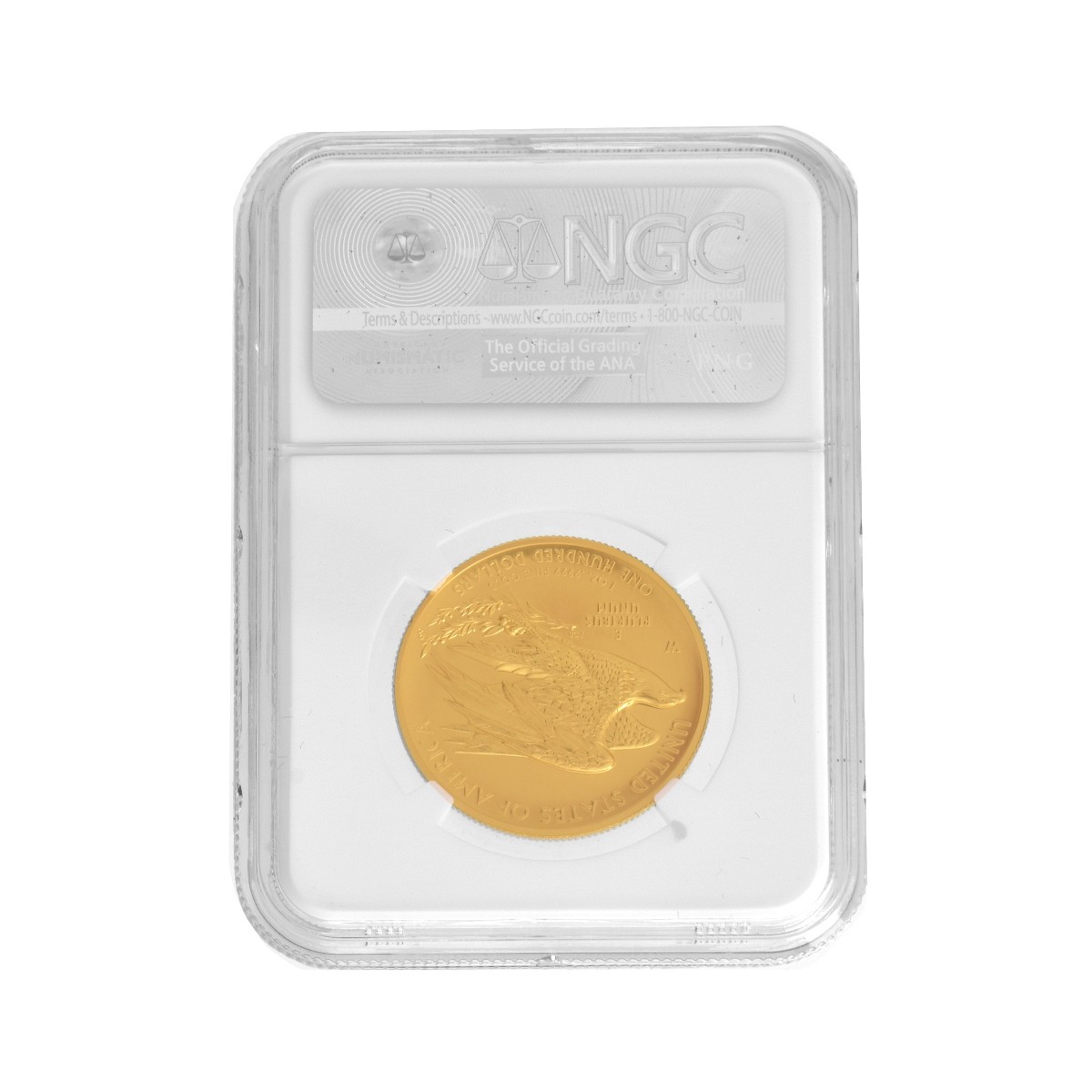 2015-W High Relief $100 Gold Coin