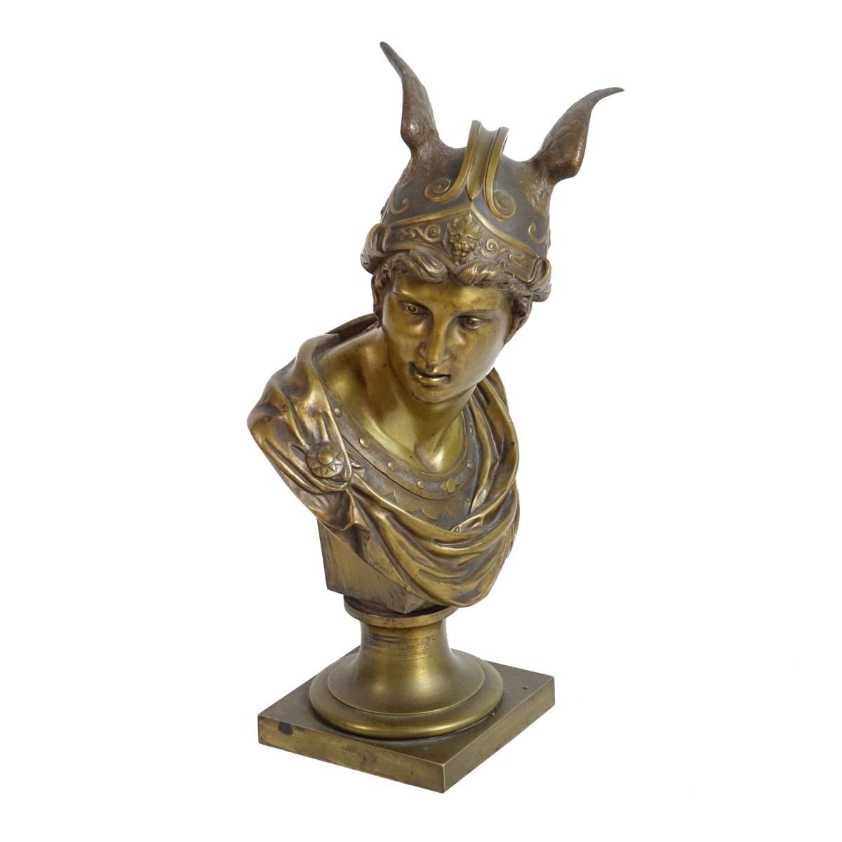 20th C. Bronze Bust of Hermes