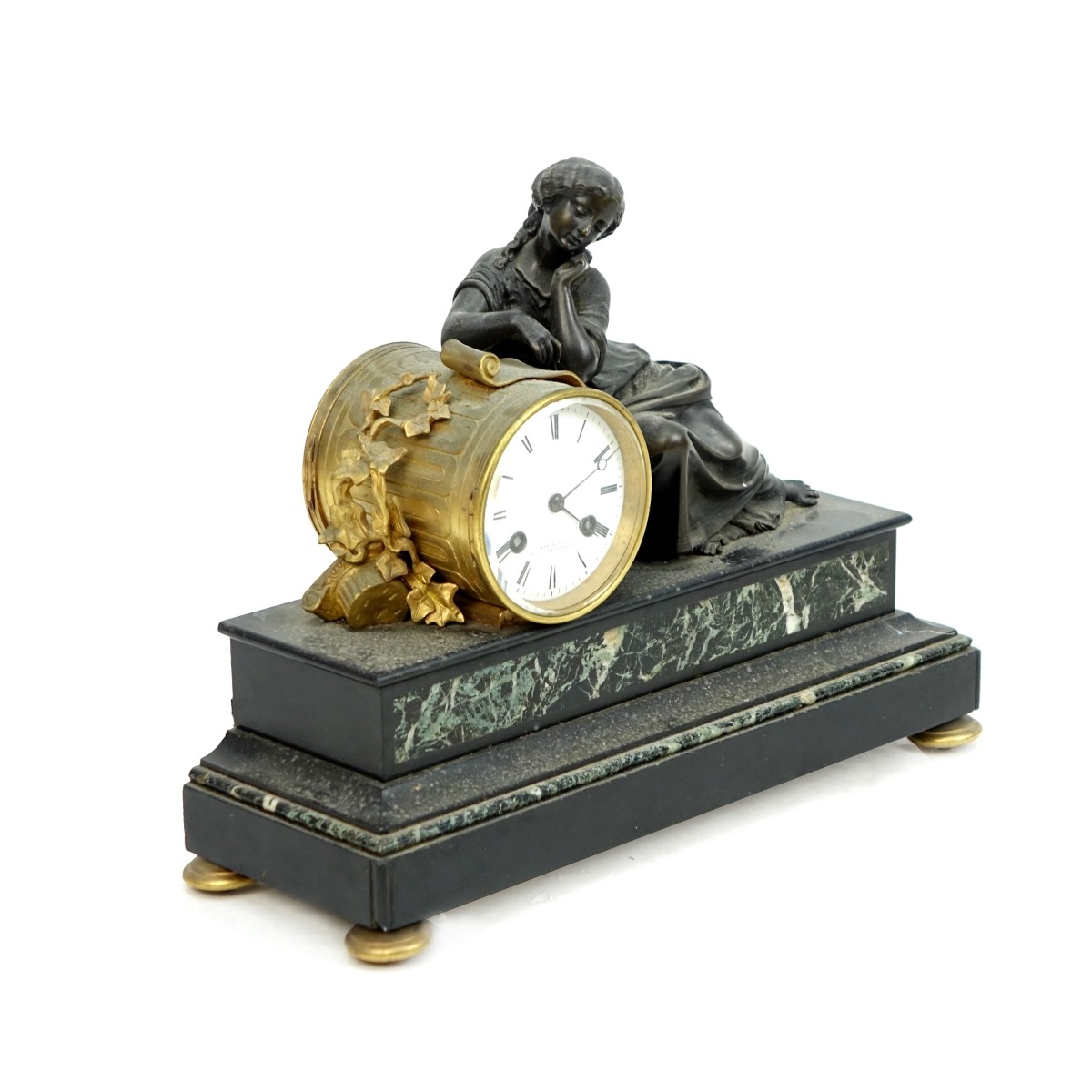 19th C. French Loyer Mantle Clock