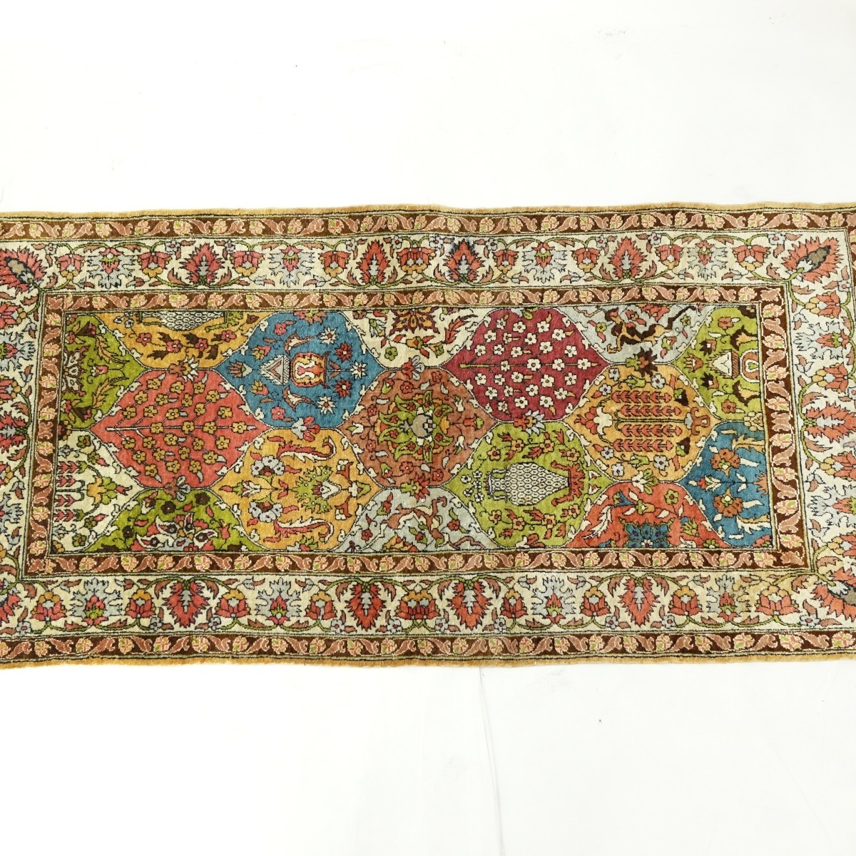 Fine Semi Antique Kayseri Silk Rug