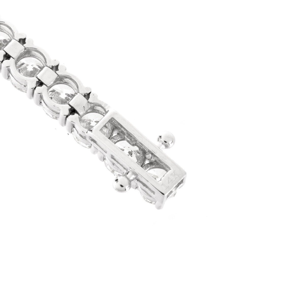 10.75 Carat Diamond Tennis Bracelet
