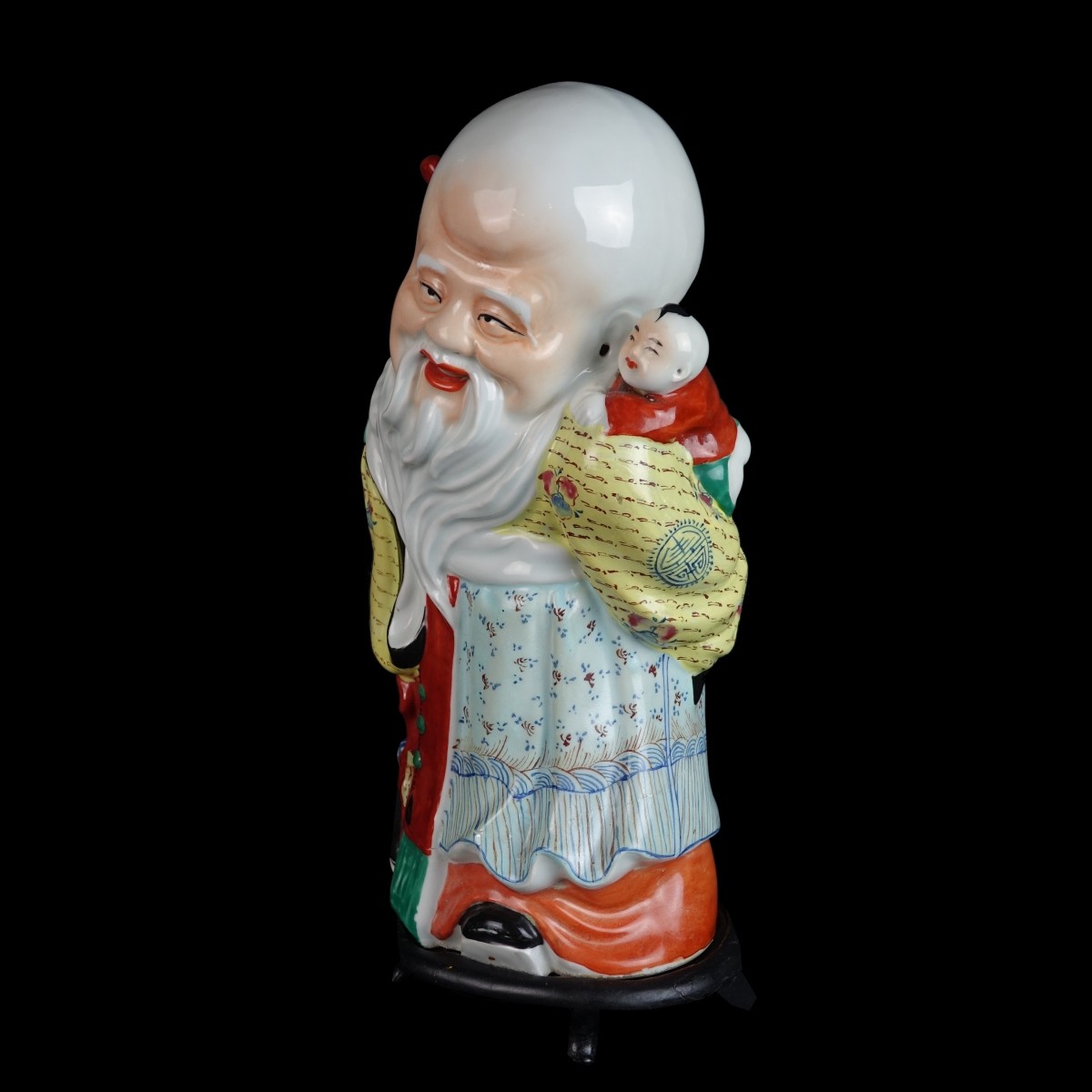 Large Vintage Chinese Porcelain Figurine