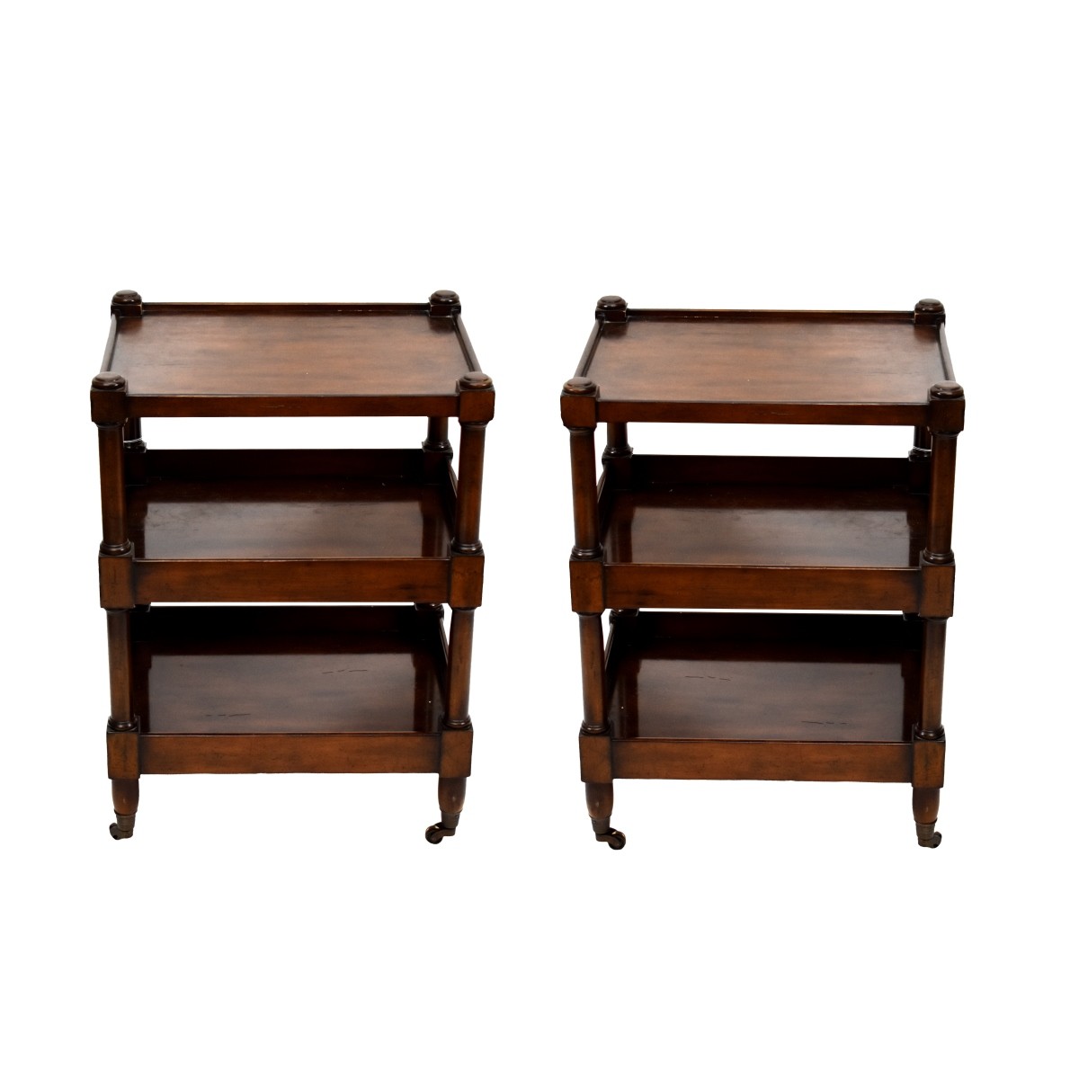 Pair of Baker Furniture Side Tables