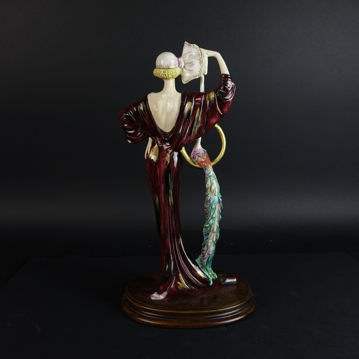 A. Santini Art Deco Fashion Figurine