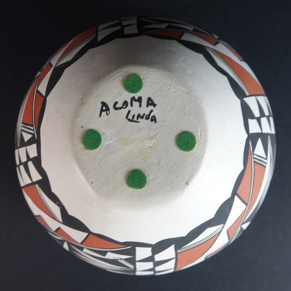 Native American Pueblo Acoma Ceramic Vase