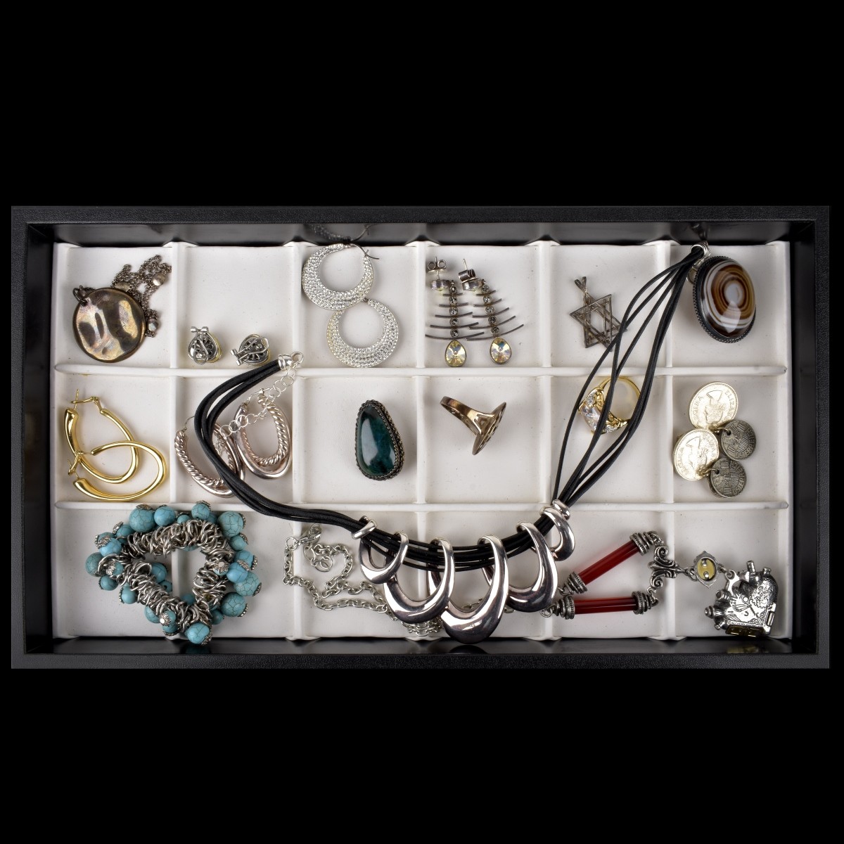 Collection of Silver and Costume Jewelry