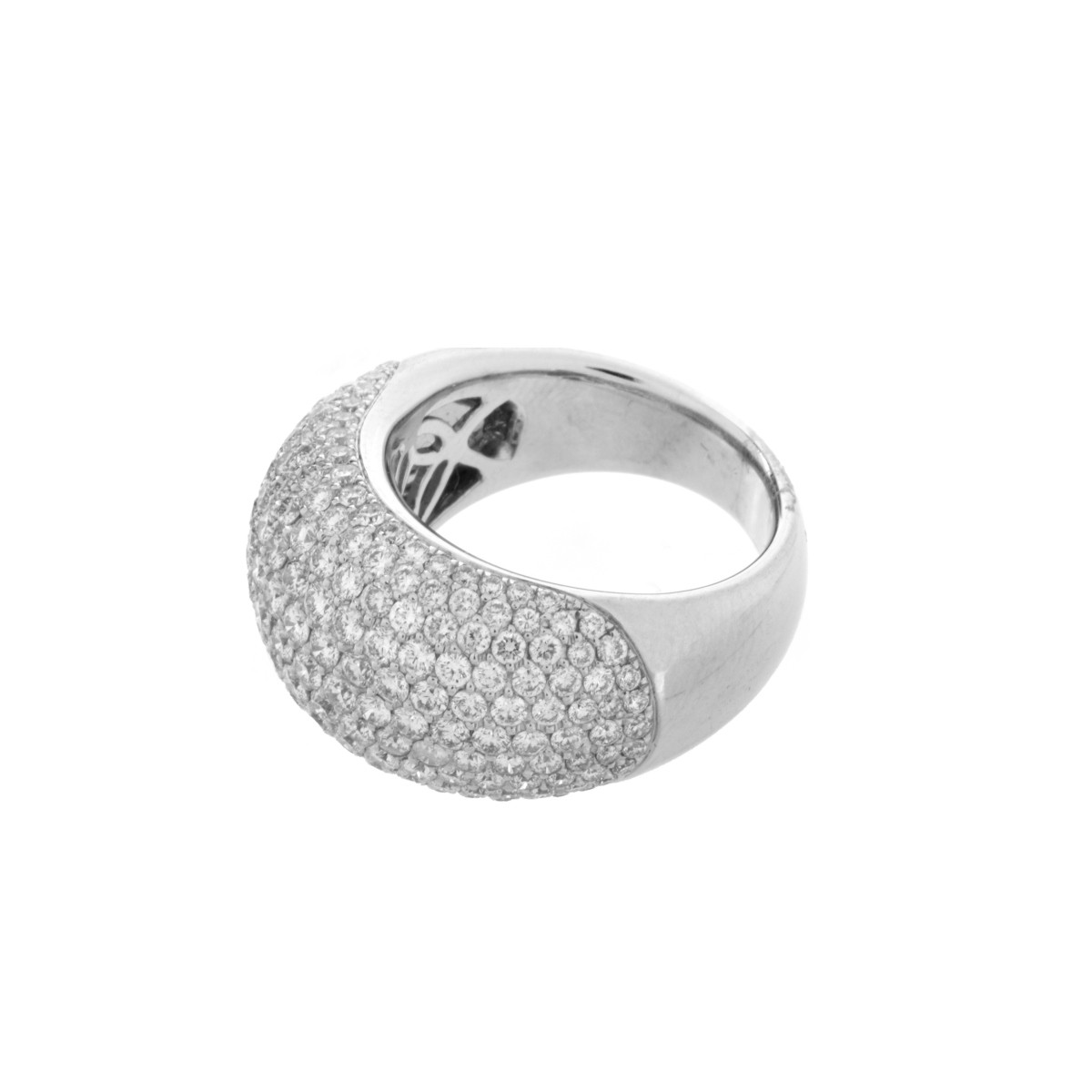 Cartier style Diamond and 18K Ring