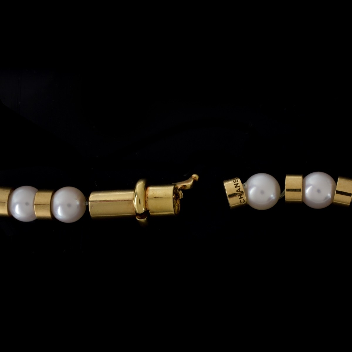 Chanel 18K and Pearl Necklace