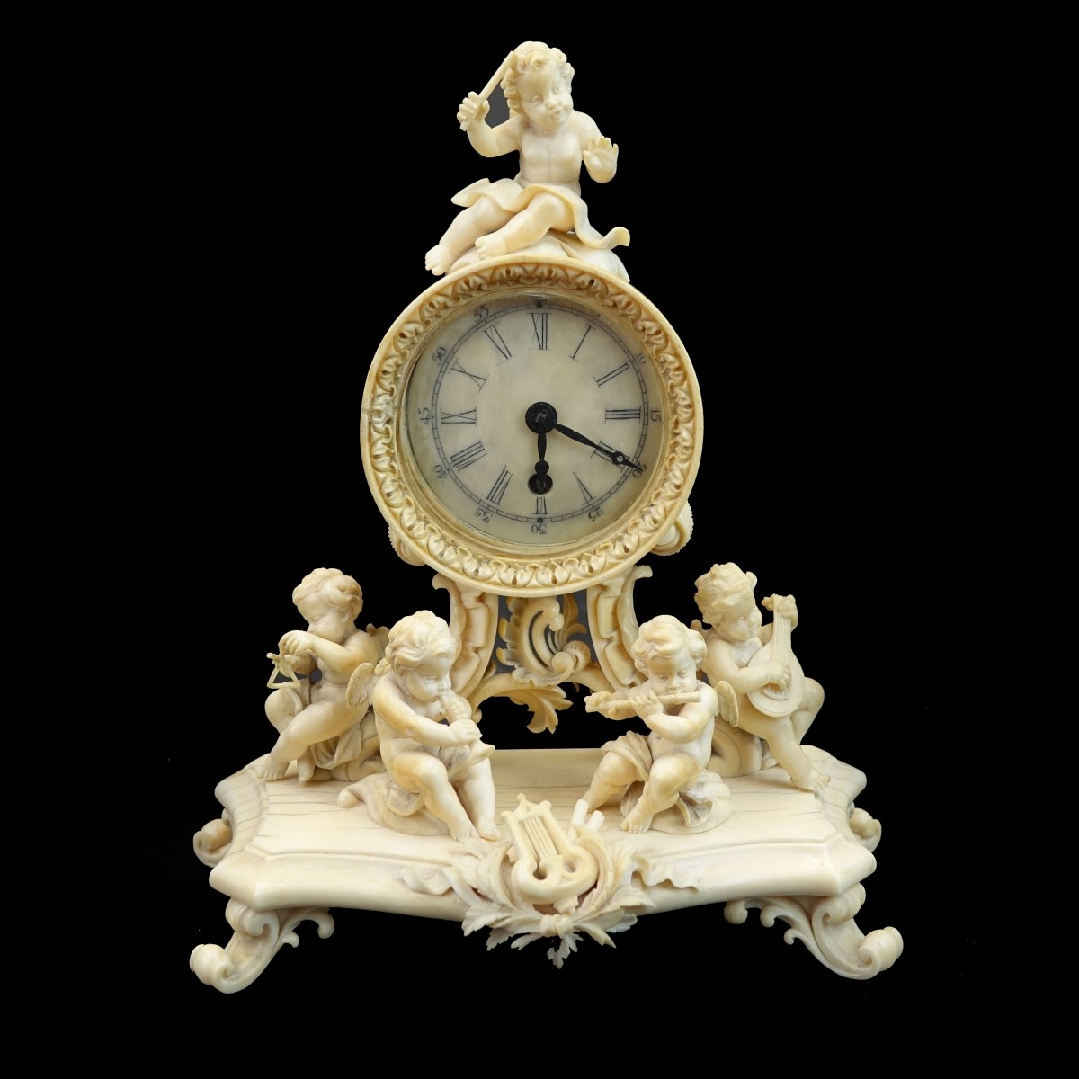 19th C. Neoclassical Style Mantle Clock